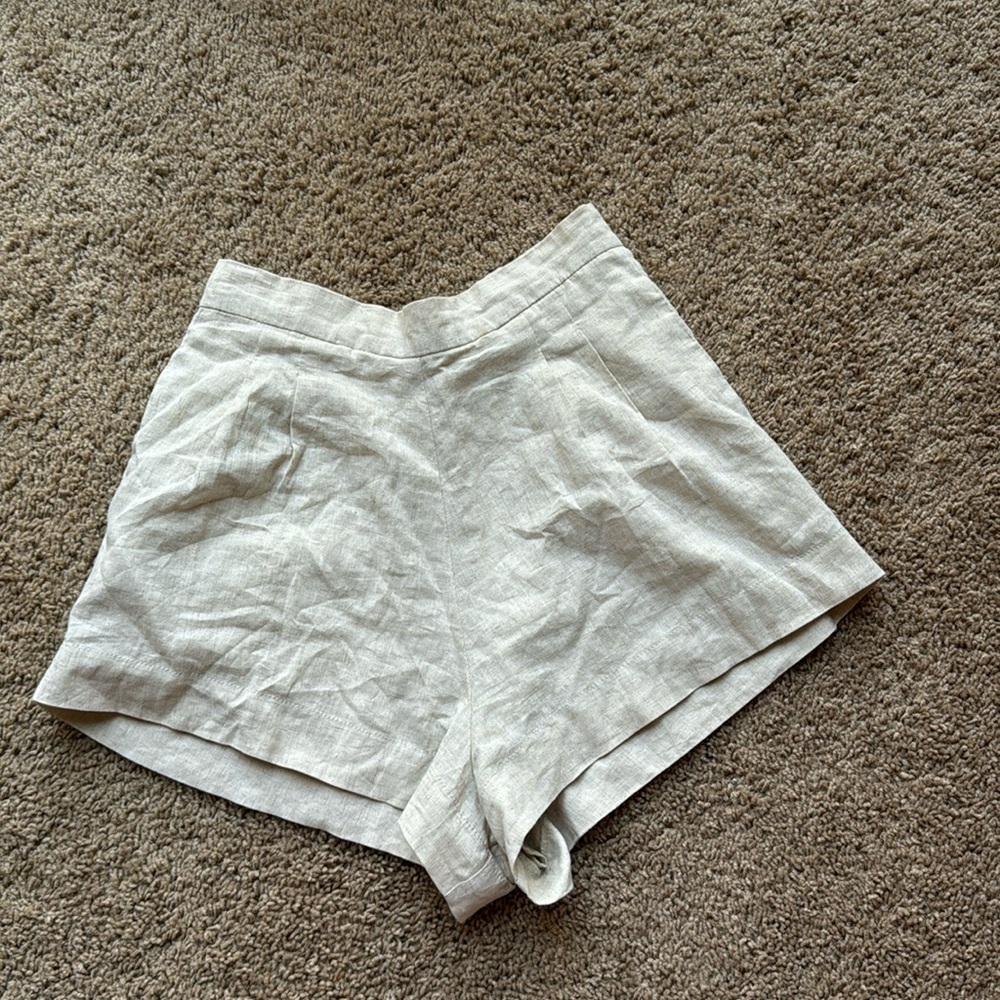 Linen shorts